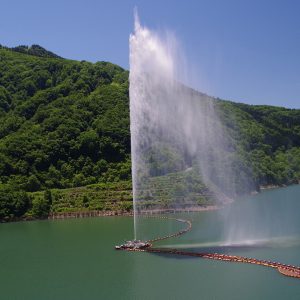 新緑の寒河江ダム